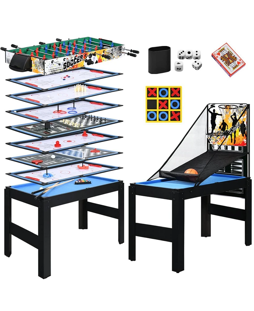 Inolait 15-in-1 Multi Game Table Set, Combo Game Tables