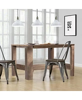 Gouun Multifunctional Counter Height Dining Table for Dining Room and Kitchen