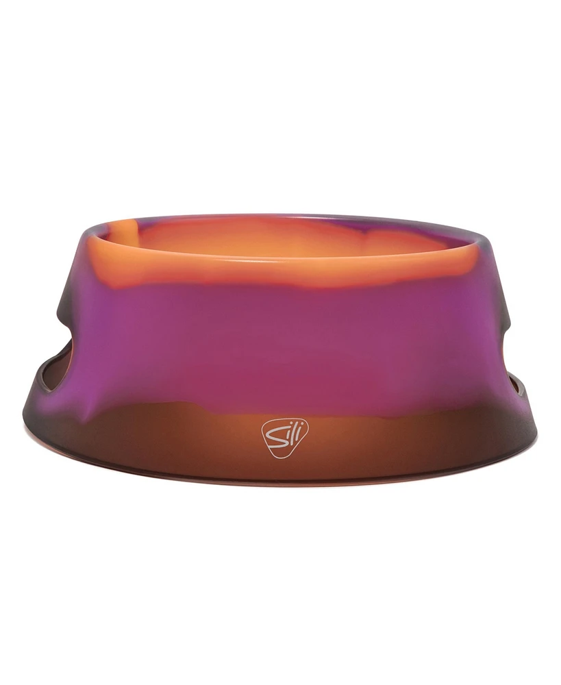 Silipint Aqua-Fur Dog Bowl 18oz: Sun Storm