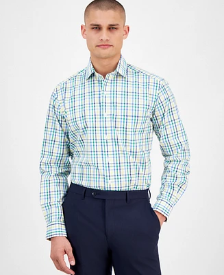 Club Room Men's Plaid Dress Shirt, Exclusively at Macy's