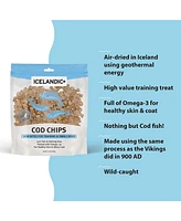 Icelandic+ Mini Fish Chips: Cod - Dog Treat 9oz