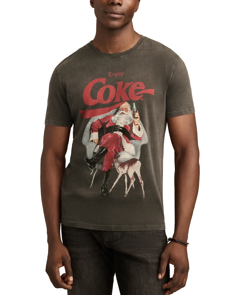 Lucky Brand Men's Coke Santa Tee