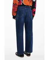 Desigual Women's Denim culotte pants