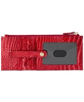 Brahmin Credit Card Melbourne Embossed Leather Wallet