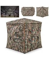 Gouun 5-in-1 Detachable Hunting Blind for 2-3 People with Skylight