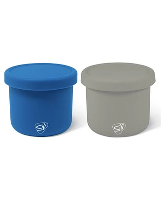 Silipint Lidded Bowls 10oz: 2 pk