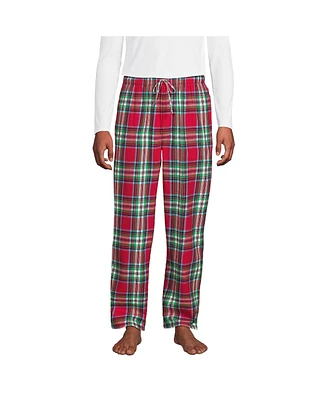 Lands' End Men's Tall Flannel Pajama Pants