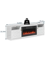 36 inches Multifunctional Electric Fireplace Tv Stand