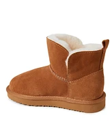 Dearfoams Girls Fireside By Bunbury Genuine Shearling Boot