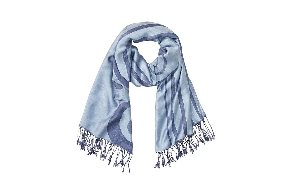 Olsen Stripe & Bubble Motif Scarf