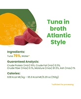 Almo Nature Hqs Natural Cat 24pk (5.3oz): Tuna In Broth Atlantic Style