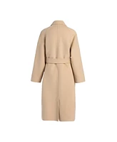 Bellemere Women's Beige Wool Coat