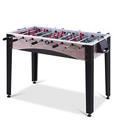 Inolait 48in Foosball Table and Arcade Table Soccer with Foosball Accessories for Home and Game Room