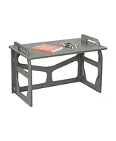 ECR4Kids StudyStation Desk, Grey Wash