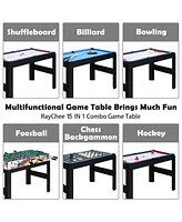 Inolait 48in Air Hockey Table, Portable Air Hockey Game Table for Kids and Adults