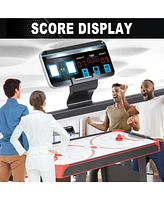 Inolait 2-in-1 Air Hockey Table with Table Tennis Top Indoor Arcade Gaming Set