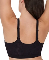 Bali Women's Breathe Lace-Overlay Bralette Dfcmbr