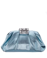 Nina Women's Crytal Frame Snap Clutch