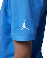 Jordan Big Boys Shattered Glass Jumpman Graphic Tee