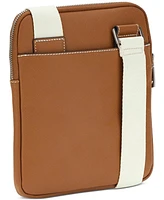 Guess Men's Saffiano Crossbody Logo Bag