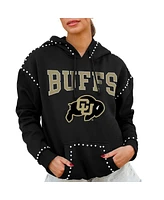 Gameday Couture Women's Black Colorado Buffaloes Studded Pullover Hoodie