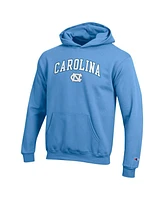 Champion Big Boys and Girls Carolina Blue North Tar Heels Campus Pullover Hoodie