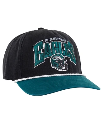 '47 Brand Men's Black/Midnight Green Philadelphia Eagles Palermo Hitch Adjustable Hat