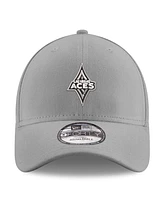 New Era Men's Gray Las Vegas Aces Primary Logo 9FORTY Adjustable Hat