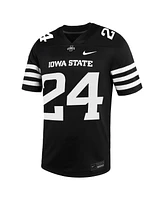 Nike Men's 24 Black Iowa State Cyclones Alternate Game Jersey