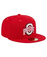 New Era Men's Scarlet Ohio State Buckeyes 59FIFTY Fitted Hat