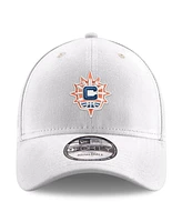 New Era Men's White Connecticut Sun Primary Logo 9FORTY Adjustable Hat