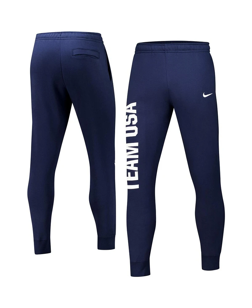 Nike Men's Navy Team Usa Club Fleece Pants