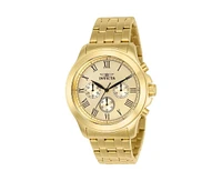 Invicta Men's Specialty Quartz Chronograph Gold Dial Watch