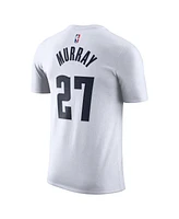 Nike Men's White Jamal Murray Denver Nuggets 2024/25 City Edition Name Number T-Shirt