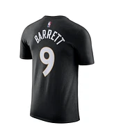 Nike Men's Black Rj Barrett Toronto Raptors 2024/25 City Edition Name Number T-Shirt