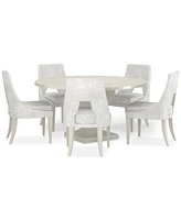 Mezzanine 6-Pc. Dining Set (Round Table & 5 Side Chairs)