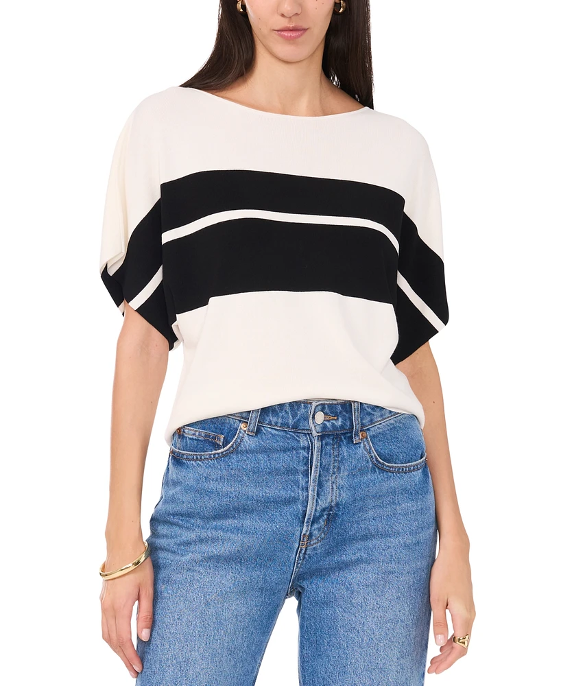 Vince Camuto Women's Colorblocked Stripe Sweater