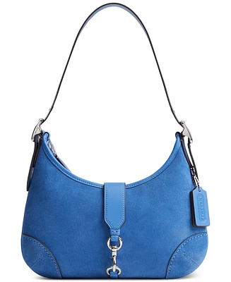 Coach The Coach Originals Suede Hamptons Hobo Shoulder Bag