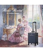 Byootique Rolling Makeup Train Case Cosmetic Trolley Organizer Rococo