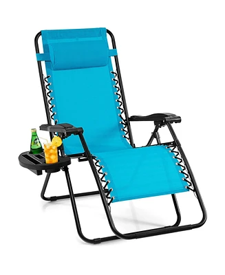Inolait Outdoor Folding Zero Gravity Reclining Lounge Chair