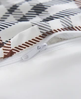Lucky Brand Camper Plaid 3-Pc. Duvet Cover Set