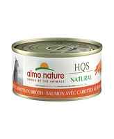 Almo Nature Hqs Natural Cat 24pk (2.47oz): Salmon W/ Carrots In Broth