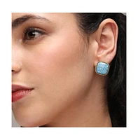 Sohi Women's Veined Stud Earrings