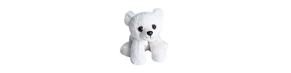 Wild Republic Hug'ems Polar Bear Cub Stuffed Animal, 7 Inches