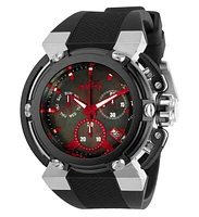 Invicta Men's 31685 Coalition Forces X-Wing Quartz 3 Hand Black, Red Dial Watch