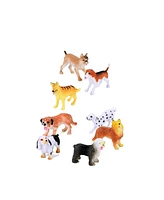 Wild Republic Nature Tube Dog Figurines, 8 Pieces