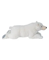 Wild Republic Cuddlekins Jumbo Polar Bear Stuffed Animal, 30 Inches