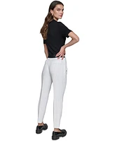 Karl Lagerfeld Paris Women's Slim Pinstripe Pants