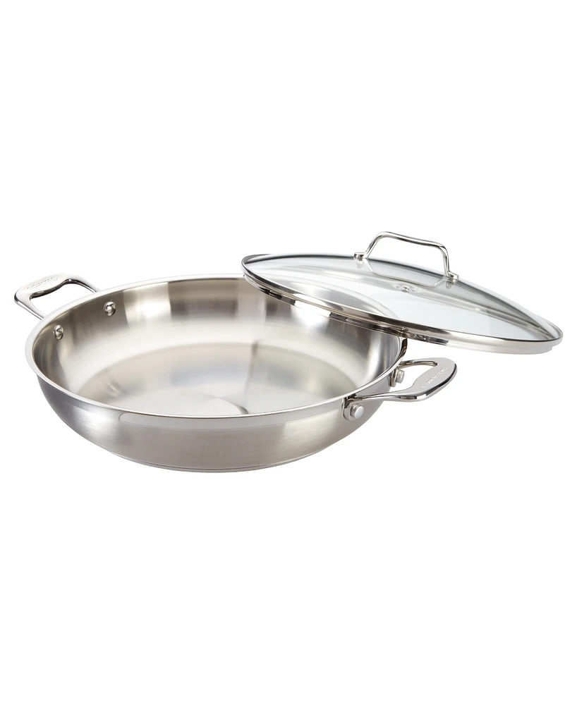 Cuisine::pro Iconix 12.5" Stainless Steel Chef Pan