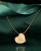 Audrey by Aurate Polished Heart 18" Pendant Necklace in Gold Vermeil, Exclusively at Macy's